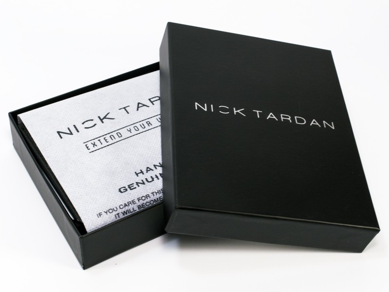 Nick Tardan heren portemonnee - Stage Style (Large low Billfold) Zwart